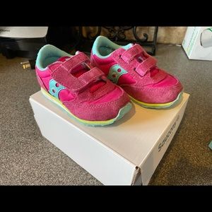 Pink and Blue Saucony Shoes - Toddler 5.5